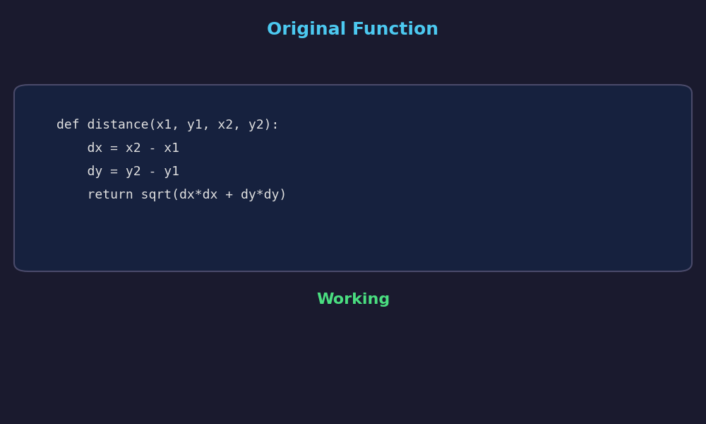 Classical GP mutations breaking code